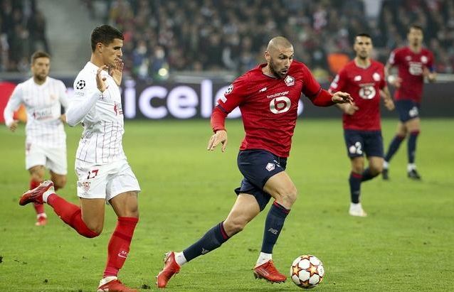 欧冠战报：里尔0-0塞维利亚，残阵里尔逼平欧联之王
