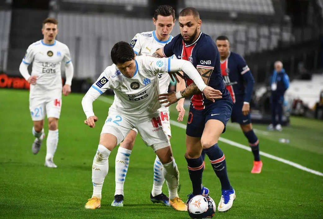 法甲大巴黎0-0战平马赛，梅西依旧延续联赛进球荒