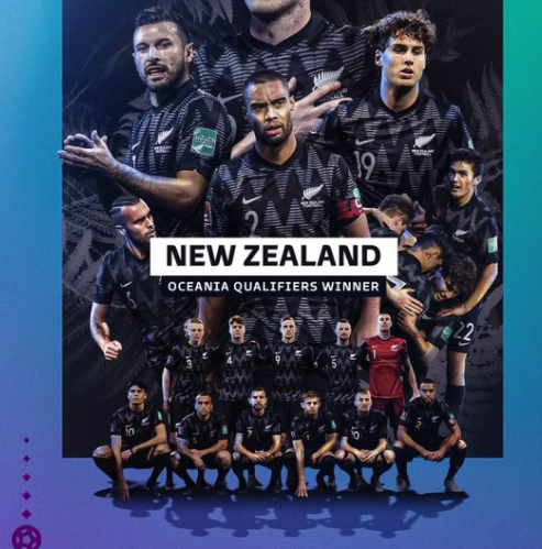 新西兰队在击败所罗门群岛后进入世界杯季后赛