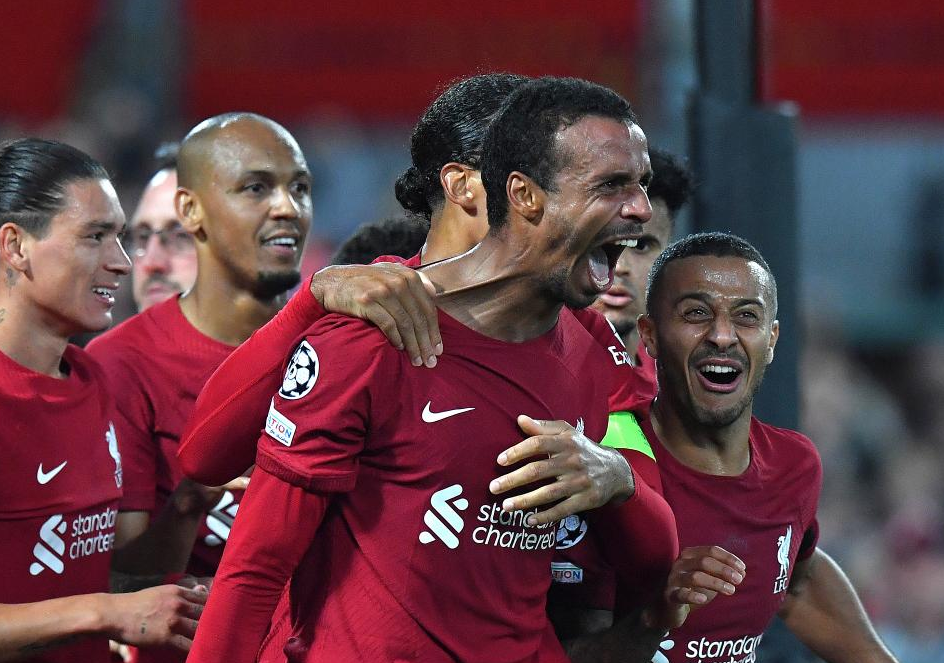 欧冠赛报：利物浦2-1阿贾克斯，萨拉赫破门马蒂普致胜