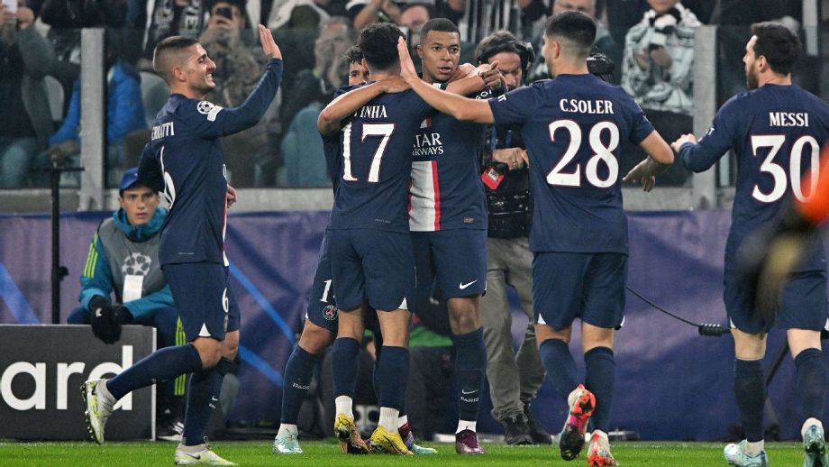 欧冠回顾：大巴黎2-1尤文图斯，姆巴佩传射门德斯进球