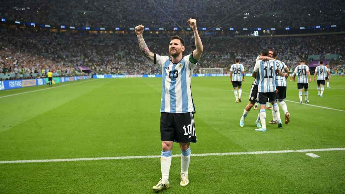 阿根廷2-0墨西哥，梅西、恩佐·费尔南德斯破门使阿根廷保持世界杯希望