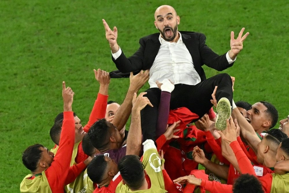 摩洛哥主帅雷格拉吉为非洲教练开辟了世界杯新天地