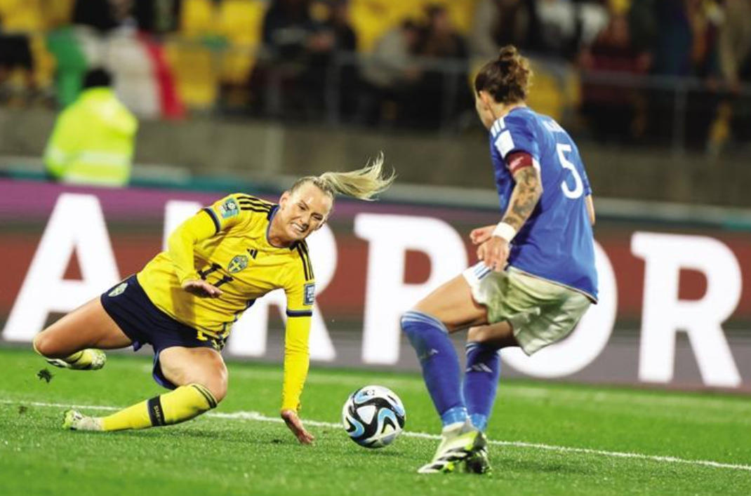 瑞典女足5-0意大利女足