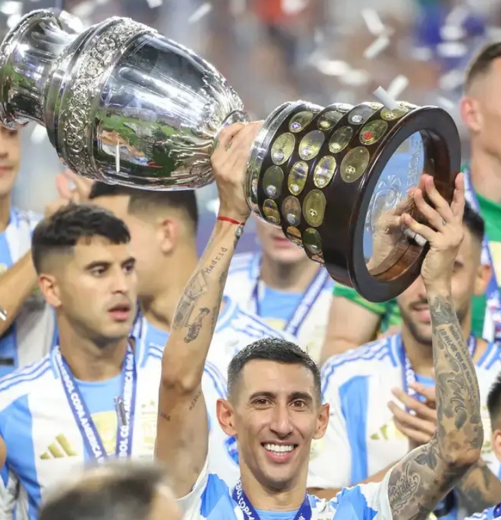 阿根廷生涯最后一战捧杯 迪马利亚为国征战16年划上句点